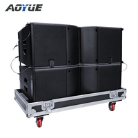 Enceinte line array professionnelle double 12 pouces, haut-parleur professionnel à deux voies, enceinte commerciale