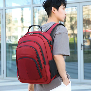 Mochila para Computadora Oxford al por Mayor, Geométrica, Impermeable, de Gran Capacidad, Ligera, Moderna, Unisex, con Cierre de Cremallera USB - Product Image 5