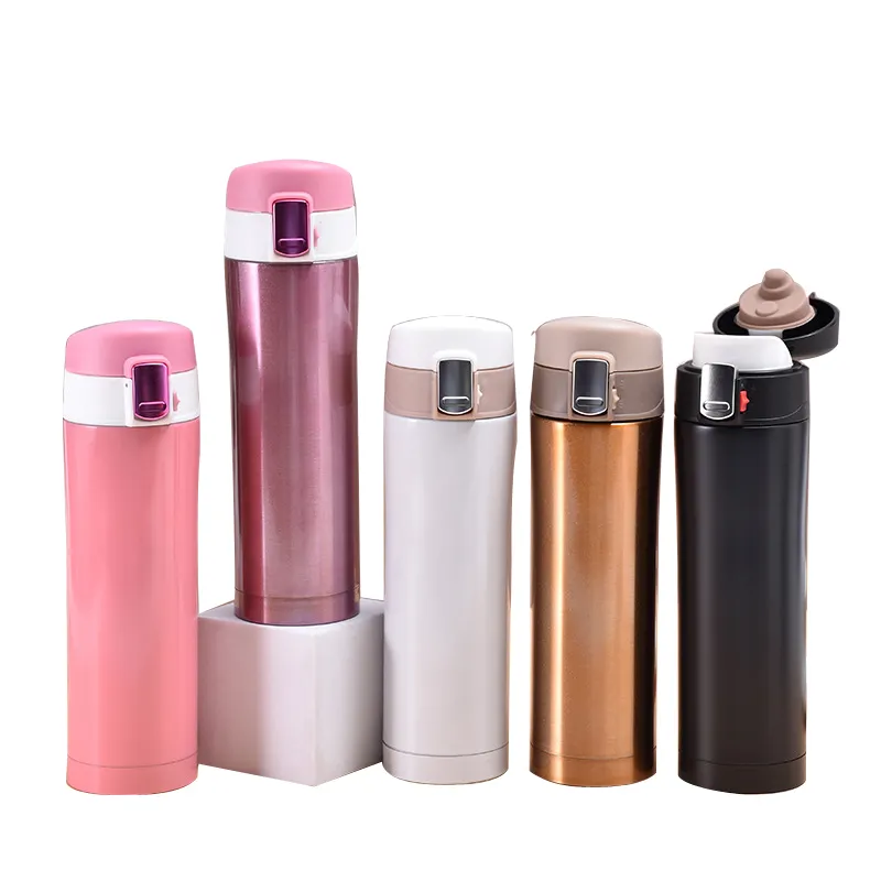 Best Seller Custom Logo 304 Double Wall Vacuum Flask Insulated Hot And Cold Thermal Mug With Lid