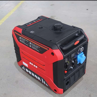 Générateur d'électricité compact silencieux à essence avec démarrage par lanceur, puissance nominale de 6 kW, puissance maximale de 6,5 kW, idéal pour la maison, le camping et les situations d'urgence.