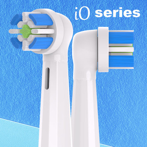 Cabezal de cepillo de dientes eléctrico compatible con <span class=keywords><strong>Oralb</strong></span> <span class=keywords><strong>IO</strong></span> Series, Limpieza Profunda, paquete de 4 cabezales de cepillo de dientes <span class=keywords><strong>Io</strong></span> con patente - Product Image 6