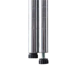 24 "x 30" x 60 "hiện đại <span class=keywords><strong>Knock</strong></span> xuống 4 tầng 150kg tiện ích Kệ nhiệm vụ nặng nề xách tay Chrome dây kệ - Product Image 6