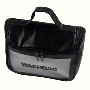 Customized Large Capacity Portable Travel <b>Makeup</b> <b>Bag</b> <b>Transparent</b> PVC Toiletry <b>Bag</b> for Business & Promotional Gifts - Product Image 5
