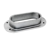 Passerelle ovale en acier inoxydable moulé pour bateau, accessoires de yacht, amarrage avec étrier, quincaillerie marine pour bateau