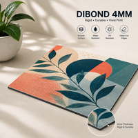 Panneau mural en ACM, élégant, métallique, résistant à l'eau, haute résolution, imprimable, pour dropshipping, avec décoration