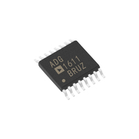 Componente electrónico analógico ADG1611BRUZ original importado de la marca Gongqihe, envasado en TSSOP-16