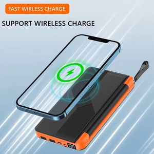 Batterie solaire pliable ultra-grande capacité 20000 mAh Li-Polymère, chargeur sans fil portable pour camping en extérieur, transfrontalier - Product Image 4