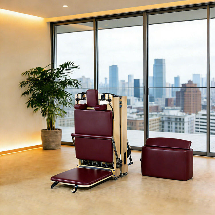 Beech wine red folding pilate