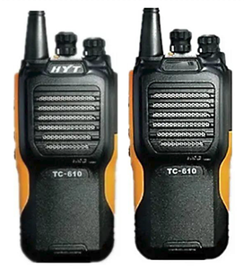 TC610-Walkie Talkie de mano, radio bidireccional analógica, VHF, UHF, intercomunicador digital, radio de <span class=keywords><strong>2</strong></span> vías, <span class=keywords><strong>HYT</strong></span>, de dos vías - Product Image 1