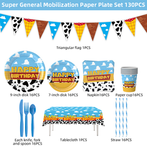 Popular Set de Artículos para Fiesta de Cumpleaños de Toy Story, Decoración de Mesa con Dibujos Animados Personalizados, Celebración de Cumpleaños Infantil - Product Image 6