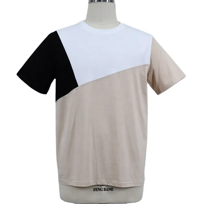 T-shirt en coton uni teint de haute qualité pour homme, XBS-22MT-105