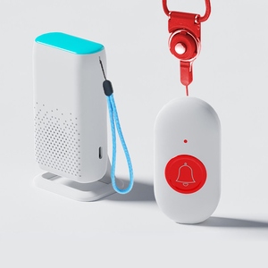 Trang chủ người già bệnh nhân rung máy nhắn tin không dây kỹ thuật số khẩn cấp Máy nhắn tin báo động cuộc gọi chuông cửa y tá Hệ Thống Chuông cảnh báo - Product Image 1