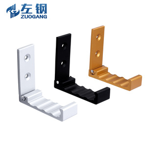 Left Steel Aluminum Alloy Wave Folding <b>Hook</b> Wall Mounted <b>Single</b> <b>Hook</b> Modern <b>Coat</b> Rack Bedroom Bathroom Use - Product Image 3