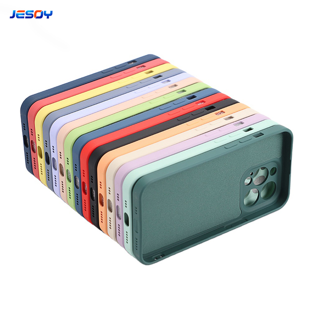 Wholesale Custom Brand Logo Good Quality Soft Liquid Silicone Rubber TPU Smart Phone Case Cover for iPhone Etc