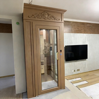 CE Belgeli Modern Hidrolik Ev Asansörü Güvenli Villa Asansörü PVC Zeminli ve 1 Yıl Garantili Konut Kullanımı İçin
