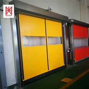 <span class=keywords><strong>Porte</strong></span> à enroulement électrique à grande vitesse pour entrepôt, logistique et atelier, en PVC avec fermeture éclair, technologie de pointe - Product Image 3