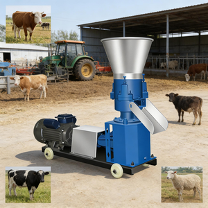Machine de fabrication de granulés d'herbe pour aliments pour animaux (maïs, crevettes, poulet, <span class=keywords><strong>litière</strong></span> pour chats) et d'aliments pour volailles - Product Image 1