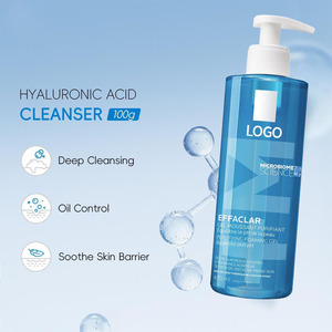 Etiqueta privada 400mL <span class=keywords><strong>Limpiador</strong></span> de gel de lavado de cara en espuma purificante suave para <span class=keywords><strong>piel</strong></span> grasa y <span class=keywords><strong>sensible</strong></span> propensa al acné - Product Image 5