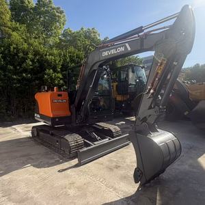 Mini-excavatrice DEVELON DX60D, chargeuse compacte sur chenilles, équipement de construction - Product Image 3