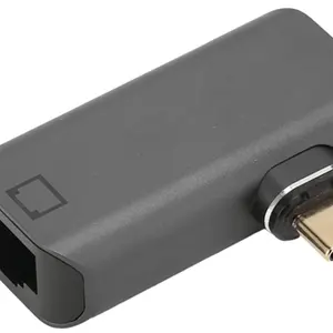 适用于笔记本电脑平板智能手机电视的USB C磁性网络1000Mbps局域网转换器