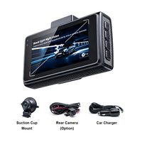 OEM ODM 3 inch mini verborgen auto dashcam WiFi 1080P G-sensor parkeermonitor lusopname