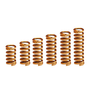 Phosphor Bronze Compression Springs 252mm Inner Diameter Coil Style For Precision <b>Watches</b> And <b>Electronic</b> Antennas - Product Image 2