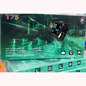 2024 Hot Bán T75 thể thao thông minh xem HD màn hình cảm ứng tương thích với iPhone Android không thấm nước IP67 SmartWatch 2 gam Sim Thẻ - Product Image 1