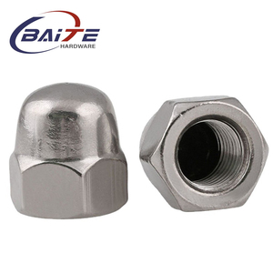 उच्च गुणवत्ता M4-24 स्टेनलेस स्टील हेक्सागोन टोपी नट एकोर्न कैप नट्स डि1587 हेक्स सिर आकार एम 10 लंबाई 20 मिमी - Product Image 4