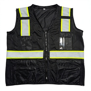 Gilet de sécurité haute visibilité réfléchissant, respirant, imperméable, séchage rapide, léger, en polyester, unisexe, pour le travail - Product Image 1