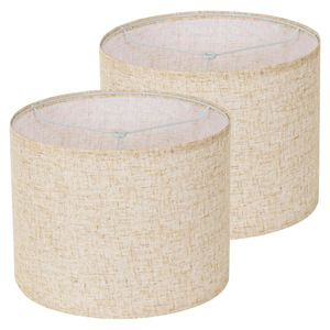Abat-jour cylindrique en tissu, style rustique, installation facile, accessoire de lampe - Product Image 1