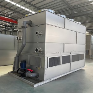 หอทำความเย็นแบบวงปิดสี่เหลี่ยมจัตุรัสอุตสาหกรรมขนาด 100T-600T ทำจากสแตนเลส พร้อมมอเตอร์และปั๊ม ประสิทธิภาพสูง ตอบโจทย์ความต้องการอุตสาหกรรม - Product Image 2