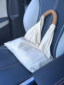 Sac fourre-tout en toile grande capacité pour femme, couleur unie simple, sac à main artistique décontracté, mode été printemps automne toutes saisons - Product Image 6