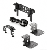 Kit d'accessoires MOZA pour simulateur de course : support de fixation de table, moyeu de volant à dégagement rapide, support de simulateur de conduite, kit de pièces de mise à niveau