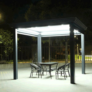 Haute Qualité Et Bon Marché Bioclimatic 6X4 Aluminium <span class=keywords><strong>4X3</strong></span> 6X6M Auvent Rétractable Persienne Aluminium Extérieur Led Kit Diy <span class=keywords><strong>Pergola</strong></span> - Product Image 3