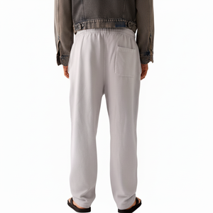 Pantalones deportivos de entrenamiento al aire libre de cintura alta para hombre con logotipo personalizado 2024, ropa de calle informal para correr de lona esencial para hombres y mujeres - Product Image 1