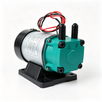 Pompe à diaphragme haute performance 7W 24V DC, 300ml/min, moteur à balais de charbon, micro-pompe à vide pour imprimante jet d'encre et équipement médical