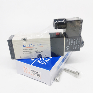 Airtac ban đầu 5/2way 4m210-08 1/4 inch chủ đề duy nhất điều khiển điện khí nén Van điện từ 4m310-10 4m410-15 - Product Image 5