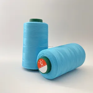 100% Vẽ Kết Cấu Polyester may chủ đề dty sợi overlocking chủ đề Xoắn 100D,150D, 300D