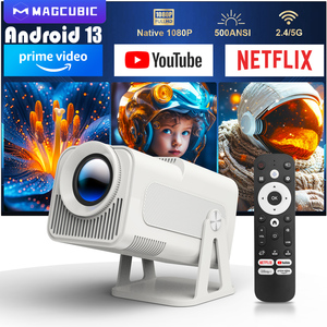 150 Inch <b>Big</b> Screen Pocketable Projector HY320 NTV 390 ANSI 1080P Built-In <b>Speakers</b> Manual Auto Keystone Voice Remote - Product Image 1