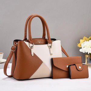 Sac à main à fermeture éclair avec doublure en polyester, sac à main tendance 2025 grande capacité pour femme, sac à bandoulière décontracté en PU et polyester - Product Image 6