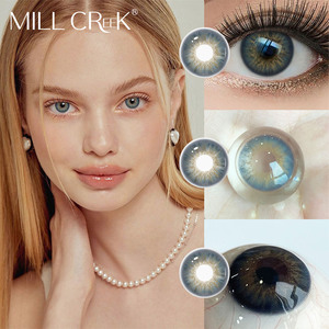Lenti a Contatto Colorate Haipurecon Nuove e Trendy, Colori Personalizzabili, Sicure e Morbide per il Trucco, Confezione da Due Pezzi, Tipo Naturale - Product Image 3