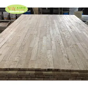 A buon mercato Finger Joint Oak Board pannelli di quercia rossa snodati a dita pannello di rovere laminato solido giunto sul viso