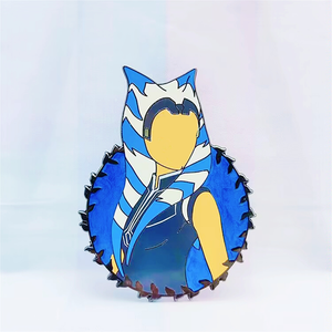 Pin de Solapa Personalizado con Diseño de Dibujos Animados, en Metal Esmaltado Duro con Recubrimiento de Níquel Negro, Ideal para Regalos, Precio de Fábrica - Product Image 1
