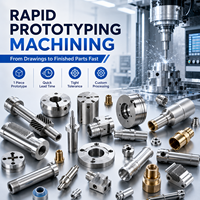 Services d'usinage de prototypage rapide de précision personnalisés-pièces métalliques en aluminium en acier inoxydable pièces CNC de tournage et de fraisage