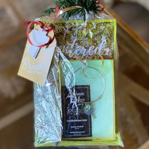 ชุดของขวัญ "Authentic Existence Surrender Believe" ประกอบด้วยสร้อยข้อมือและปากกาสำหรับการสวดมนต์ - Product Image 1