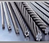 Câble métallique robuste non rotatif en acier ASTM Standard 304L/316L (8x26 IWRC) pour le cintrage/le soudage des systèmes de palans de grues à tour