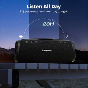 S100 Blue Tronsmart Mirtune 50W Portable Outdoor Speaker for Your Outdoor Built-in <b>Microphone</b> and Multiple Play Modes - Product Image 2