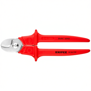 Cisailles à câbles Knipex 95 06 230 isolées AC 1000V pour usage électrique - Product Image 1