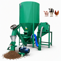 Nouvelle Ligne de Production Automatique de Granulés d'Aliments pour Volailles, Capacité 100 kg/h, Machine à Granulés d'Aliments pour Poulets 220V