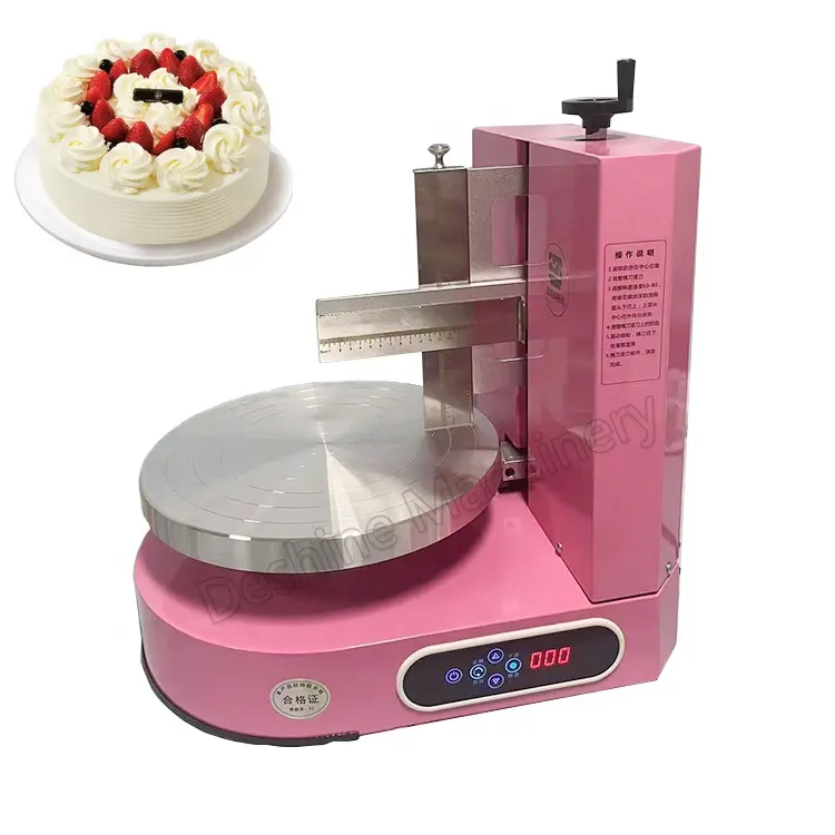 High speed round cake decorating machines cake icing machine